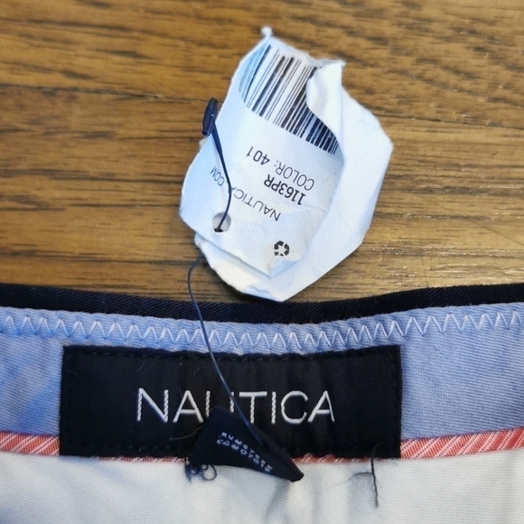 𝅺Nautica Navy Blue Bermuda Golf Shorts New 6 - Picture 3 of 4